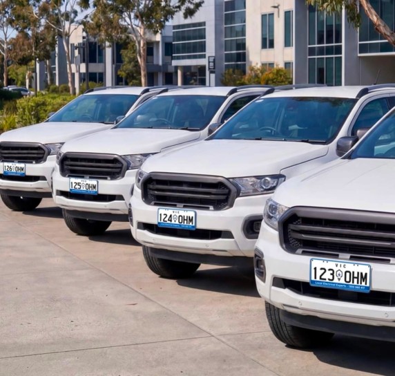 Vehicles with custom business plates